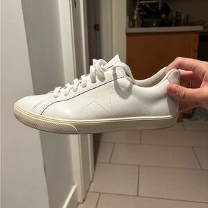 White Low-Top Sneakers